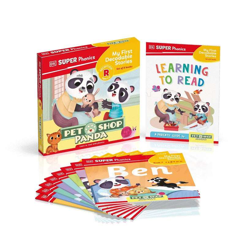 Dk Super Phonics My First Decodable Stories Pet Shop Panda
