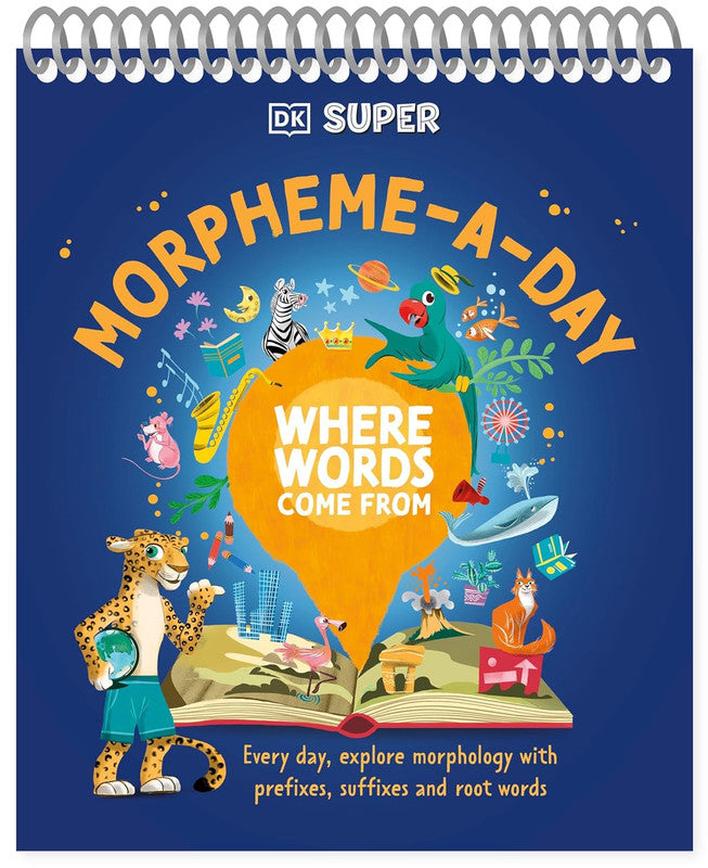 DK Super Where Words Come From Morpheme-A-Day Spiral-bound