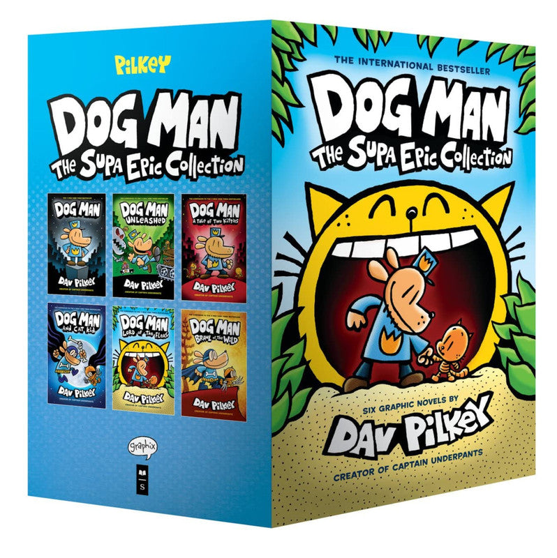 Dog Man 1-6: The Supa Epic Collection: From the Creator of Captain Underpants Hardcover