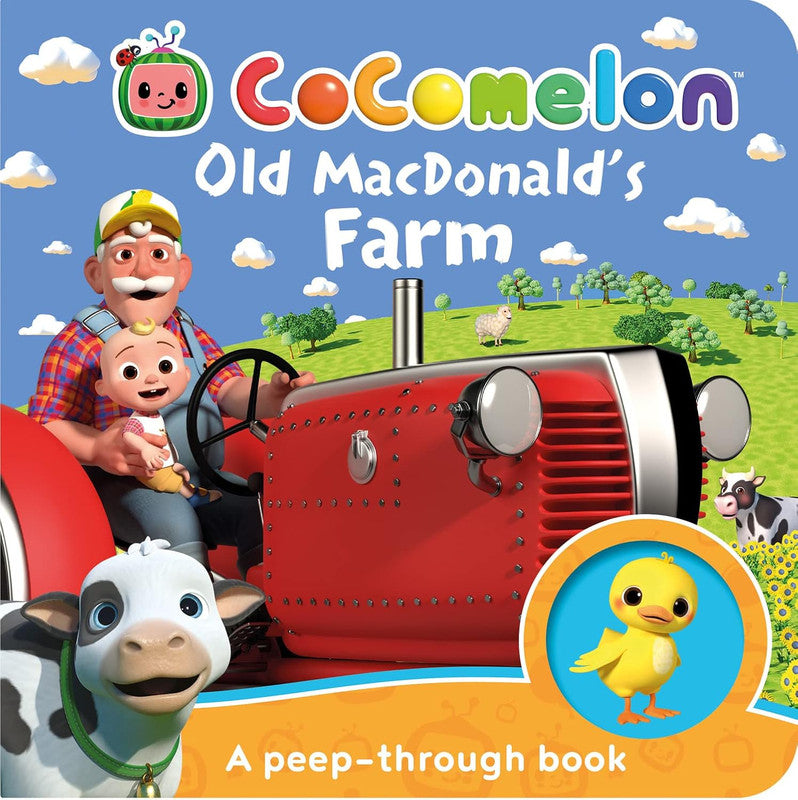 COCOMELON: OLD MACDONALD'S FARM: A PEEP-THROUGH BOOK