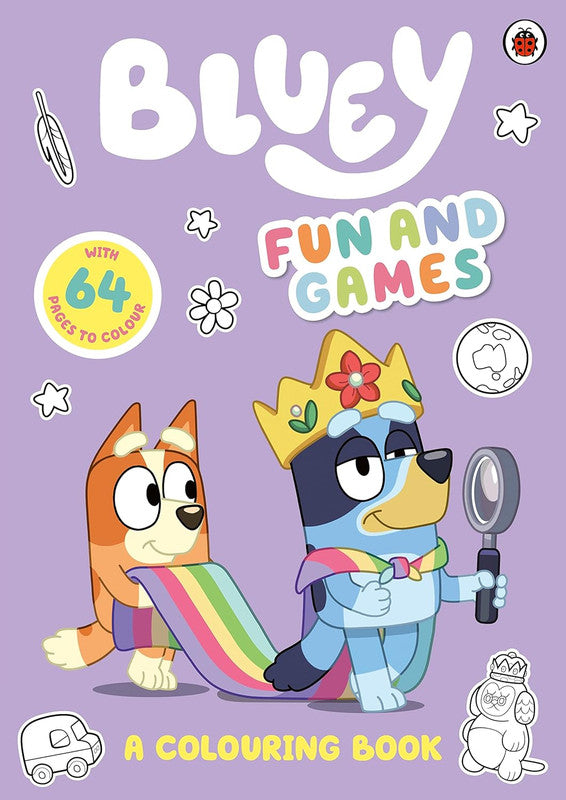 Bluey: Fun and Games: A Colouring Book: Official Colouring Book Paperback