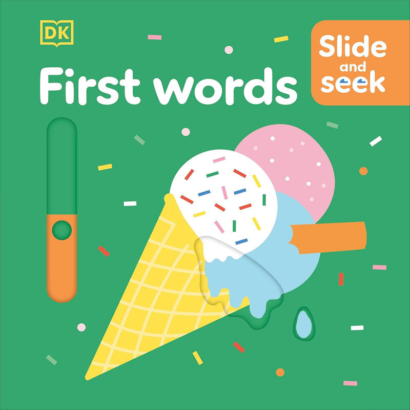 Slide and Seek First Words Board book