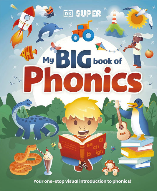 DK Super Phonics My Big Book of Phonics Hardcover