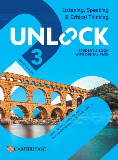 Unlock Level 3 Listening, Speaking and Critical Thinking Student's Book with Digital Pack 3rd Edition Paperback