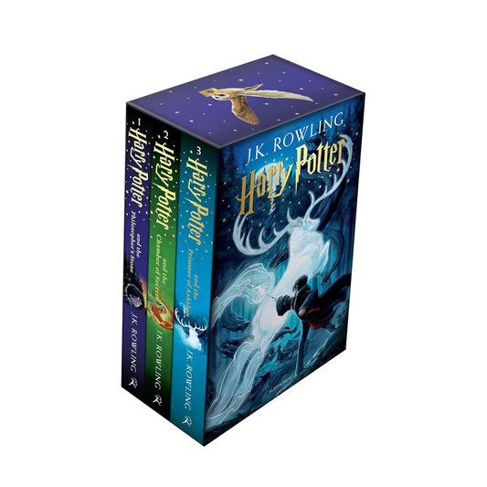 Harry Potter 1–3 Box Set: A Magical Adventure Begins Paperback
Harry Potter and the Philosopher's Stone
Harry Potter and the Chamber of Secrets
Harry Potter and the Prisoner of Azkab